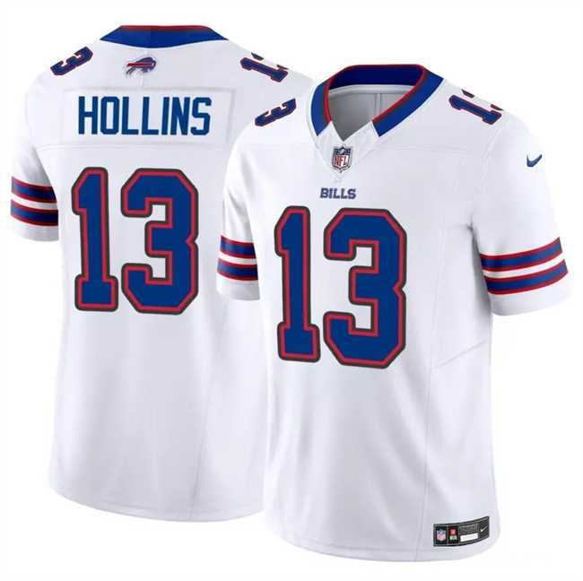 Men & Women & Youth Buffalo Bills #13 Mack Hollins White 2024 F.U.S.E. Vapor Untouchable Limited Stitched Jersey